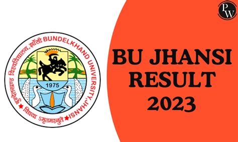 bu jhansi result 2023|BU Jhansi Result 2023 OUT at bujhansi.ac.in: Direct Link to .